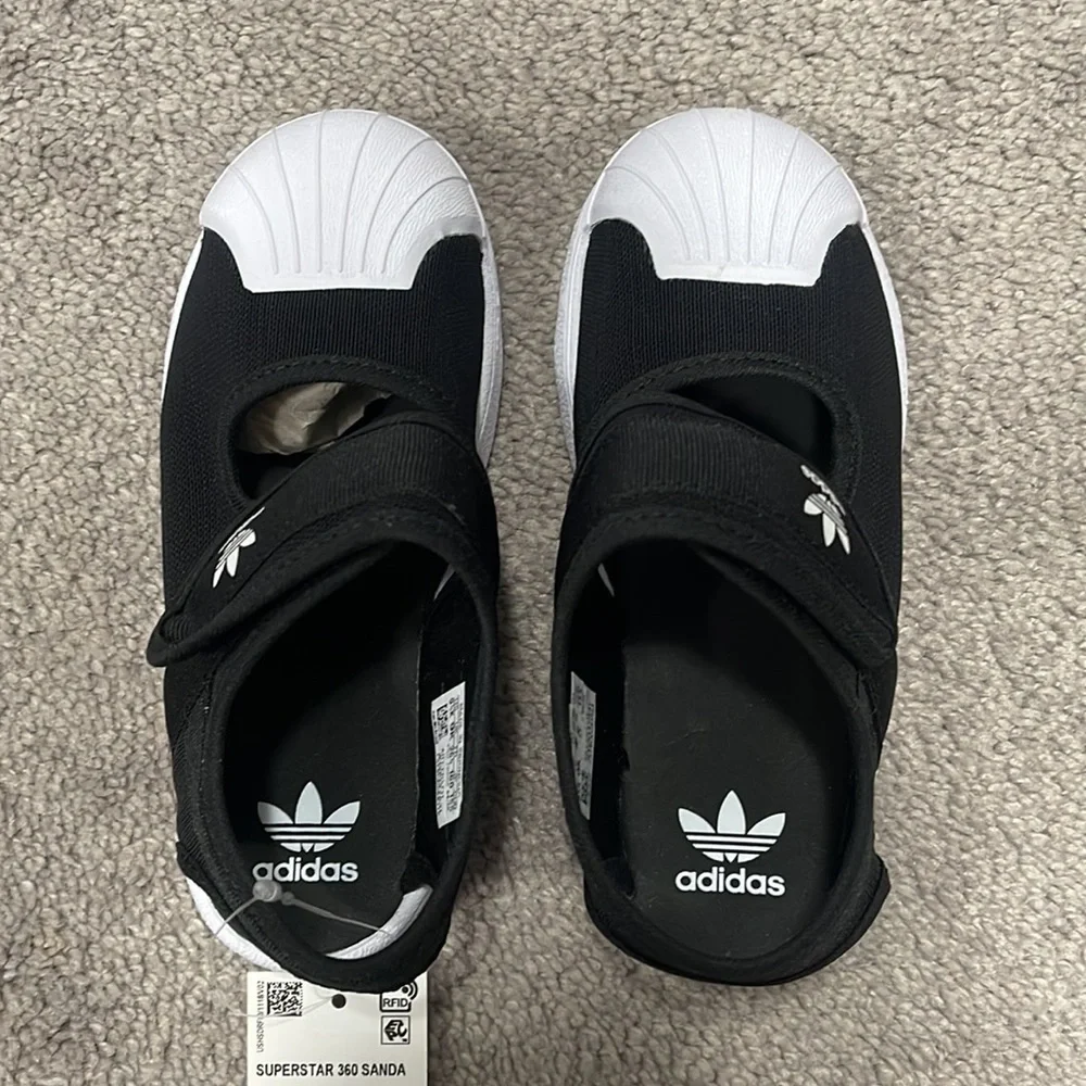 New Kids Adidas Originals Superstar 360 Velco Sandals
